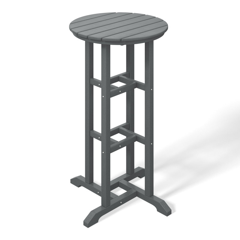 Table de bar d'extérieur Laguna, Gris,  42'' H X 24'' D X 24'' W