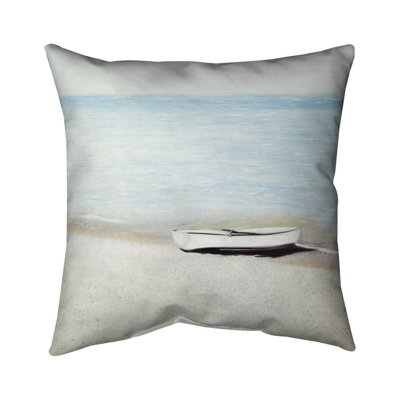 Along the sea - 18"x18" Throw pillow - Poly twill - Print on demand