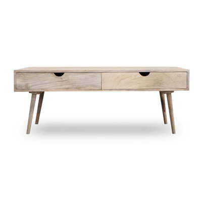 Rousseau Solid Wood Four Leg Coffee Table