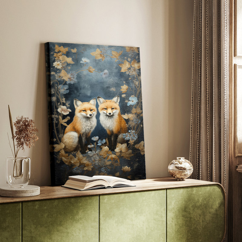 ANIMALS Series CDL XXXV - Toile tendue avec châssis Premium - Prêt à être accroché, H 27 po x l 18 po