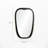 30'' Oval Metal Frame Wall Mirror, Modern Mid-Century Decorative Accent Mirror