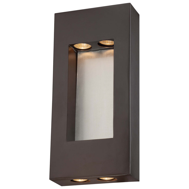 Luminaire d'extérieur à cloison 4 lumières Ailis