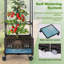Lit de jardin avec treillis
