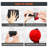 10-Piece Adhesive Hat Hooks, Plastic Wall Coat Hat Hook