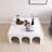 Multifunctional 4-Tier Book Shelf And Coffee Table-271506209