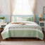 Ensemble de courtepointe en percale de coton 6 pièces avec coussins décoratifs-122524944
