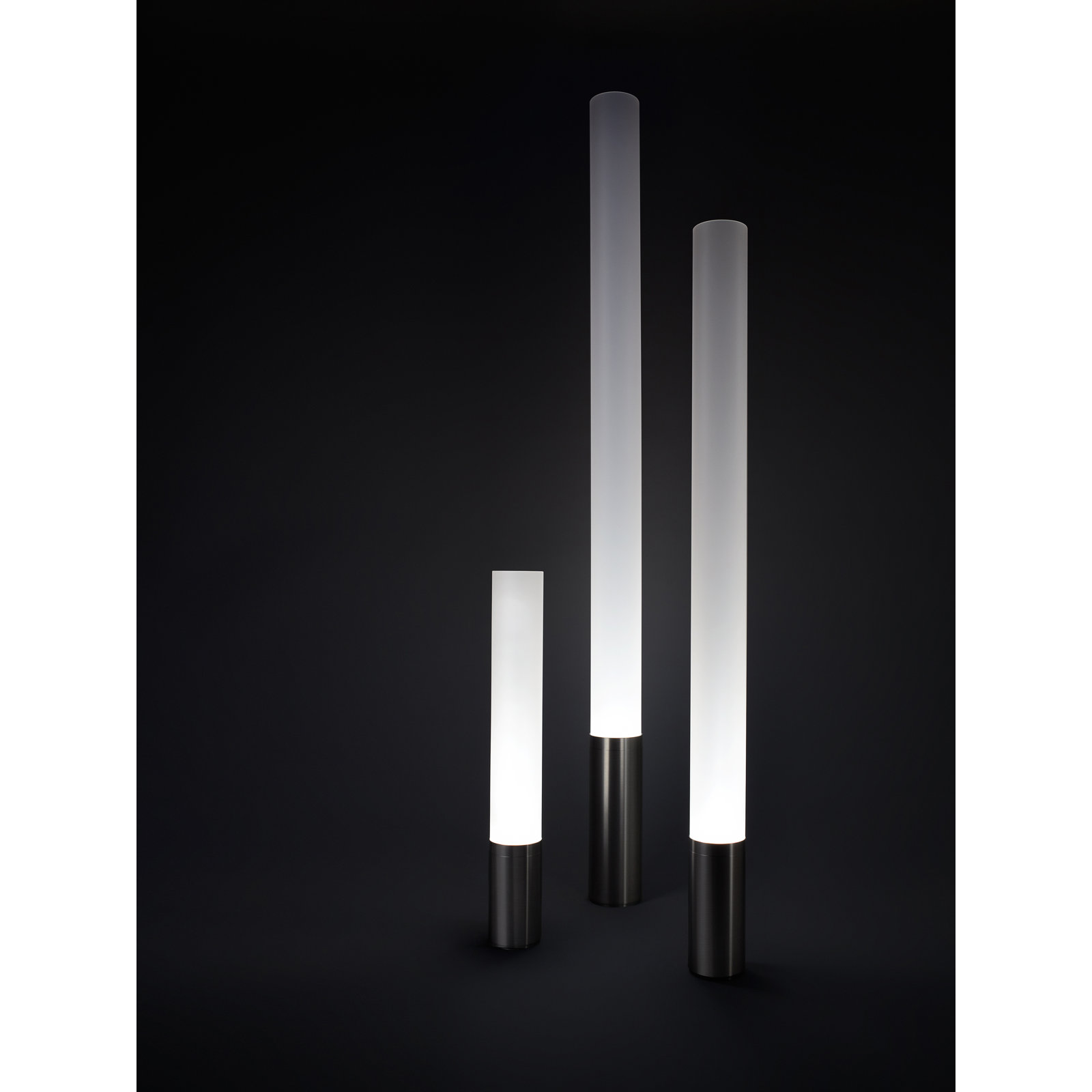 Elise Dimmable Floor Lamp, 32" H x 4.5" W x 4.5" D, Marble White