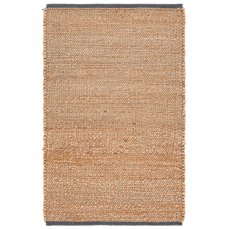 Natural Fiber 662 Flatweave 70% Jute; 30% Cotton No Pattern Rug, 2'-3" X 8'-0" Runner