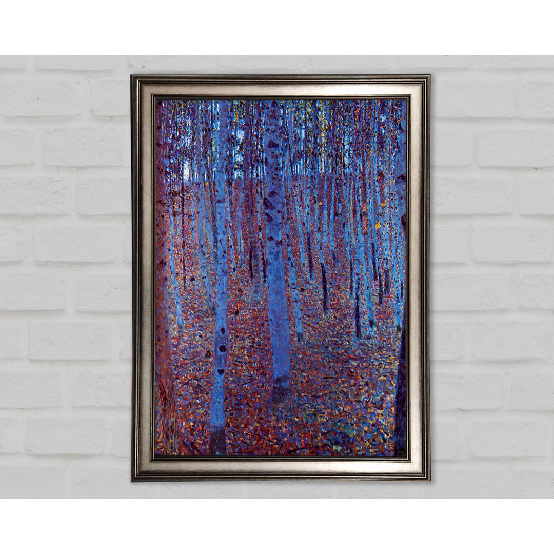 Gerahmtes Wandbild Klimt Beech Forest