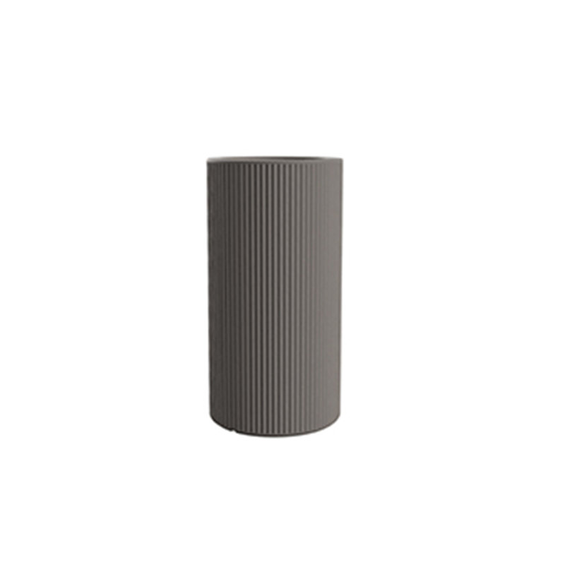 Jardinière ronde Gatsby Basic par Ramón Esteve, Taupe, H 35,5 po x l 19,75 po x P 19,75 po