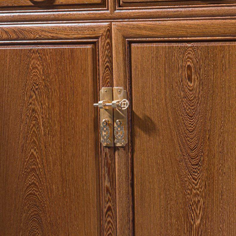 Buffet en bois massif, 33,86 po H x 57,48 po L x 16,54 po P