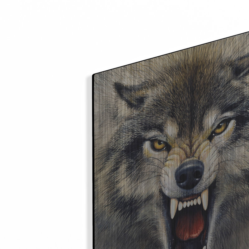 «Wolf» par Harro Maass, H 16 po x l 12 po