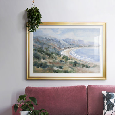 Coastal Mist II, reproduction d'art encadrée