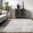 Etasha Vintage Traditional Medallion Gray Area Rug-1510062963
