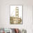 Golden Gate Architectural Reversed Gold - impression sur toile-55280708