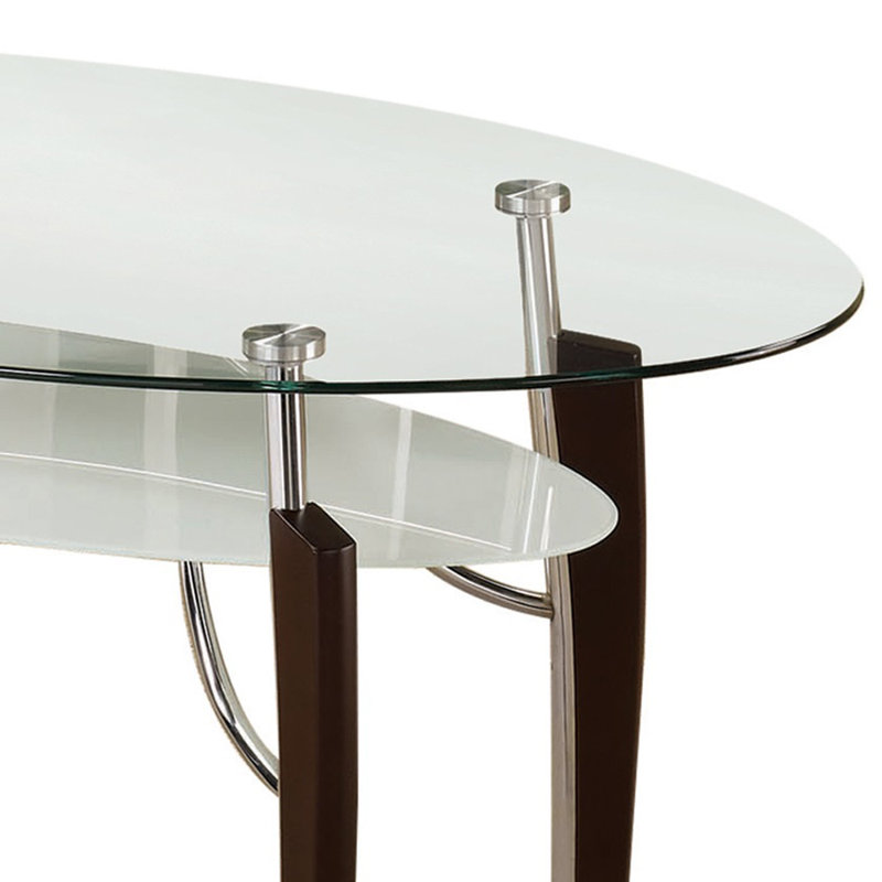 Aaliya 3 - Piece Glass Top Living Room Table Set