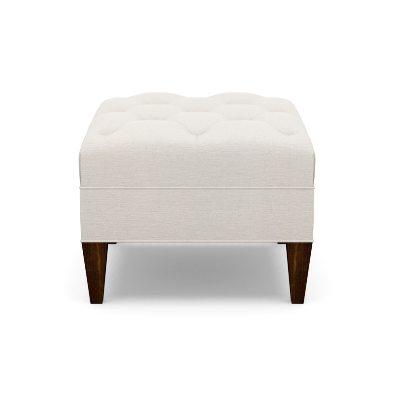Square Ottoman, Walnut, 9637-80