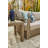Royalton 119'' Wide Rectangle Wood Loveseat with Cushions