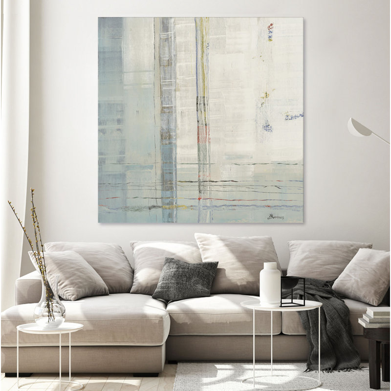 "Parallels" par John Burrows - reproduction d'art sur toile tendue, H 72 po x l 72 po x P 1,5 po