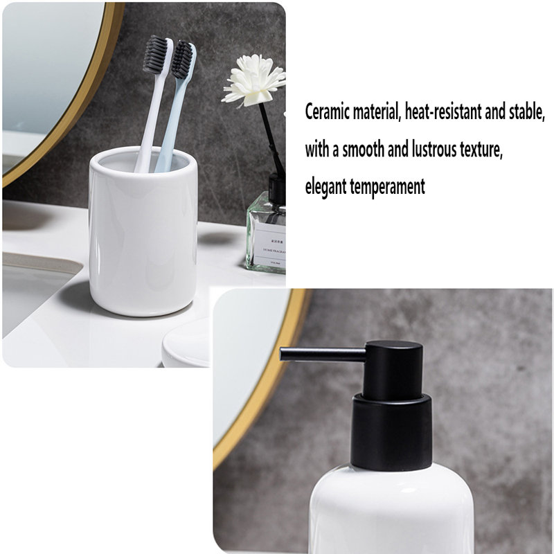 Ensemble complet d'accessoires de salle de bain 3 pièces
