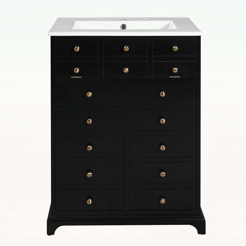 Meuble-lavabo sophistiqué avec rangement spacieux et design élégant pour une utilisation optimale