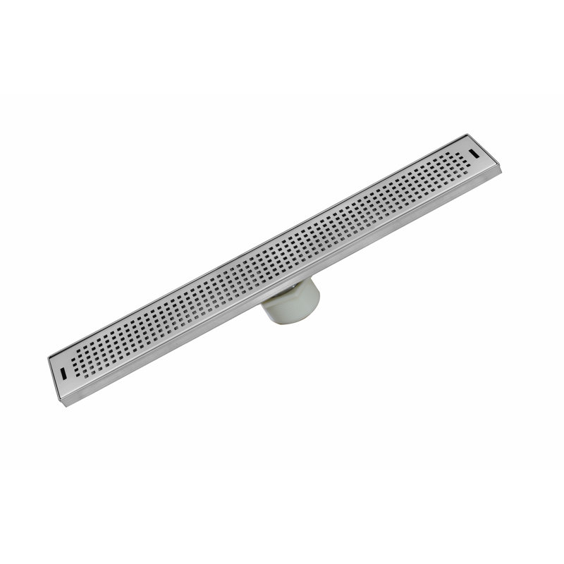 Drain de douche à grille linéaire, Satin brossé