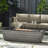 56" RECTANGLE MGO FIRE PIT