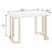 White And Gold Writing Desk