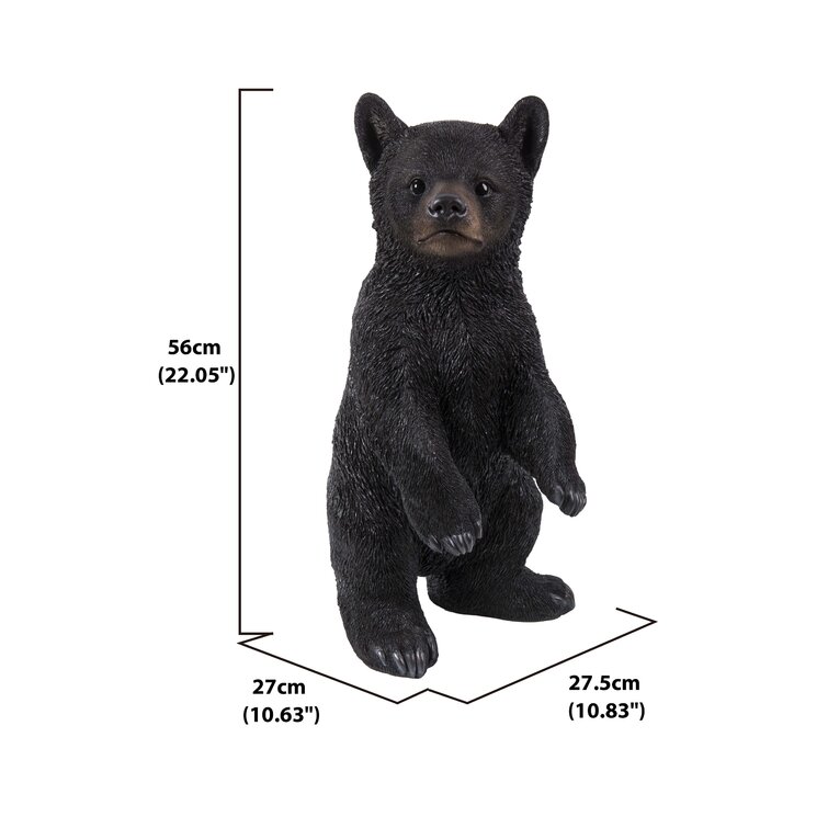 Hi-Line Gift Ltd. Sitting Black Bear Cub & Reviews