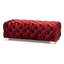 121.92cm Wide Velvet Tufted Rectangle Solid Colour Standard Ottoman-789151765