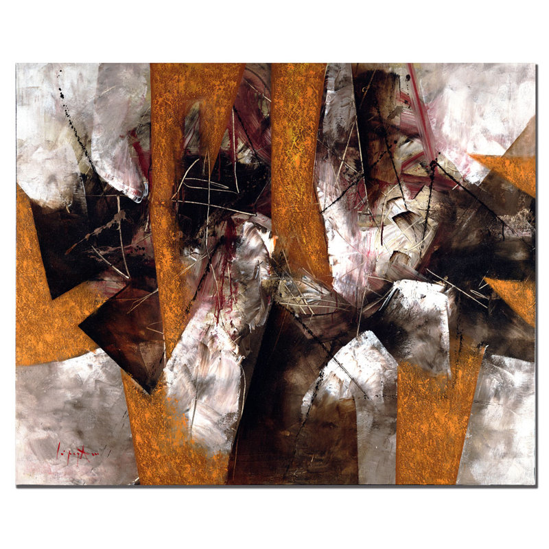 « abstract iii », reproduction d’art sur toile tendue encadrée