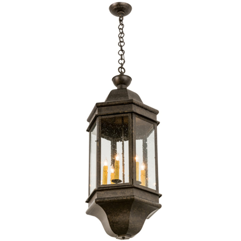 Abrian 6 - Light Dimmable Lantern Chandelier