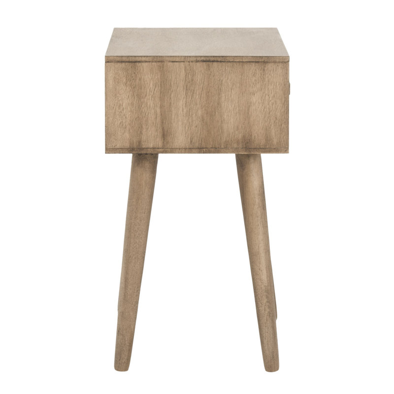 Dayawati End Table with Storage, Light Brown