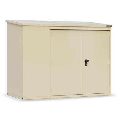 Addition 6 ft. W x 3 ft. D Pent Metal Bike Shed