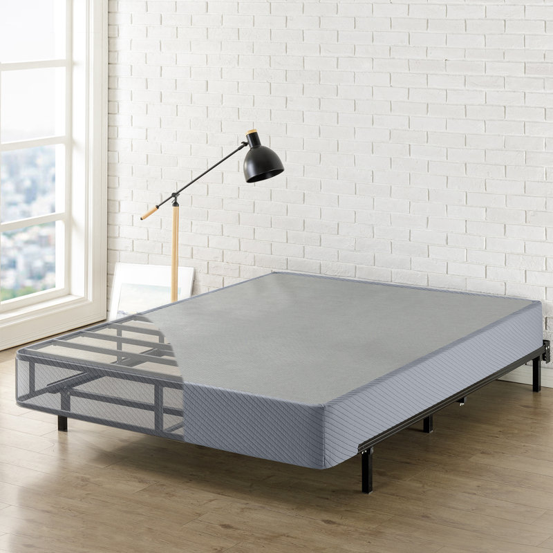 Sommier tapissier Huxley, Gris, Grand