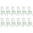 Chaise d'appoint en bois massif Alvie