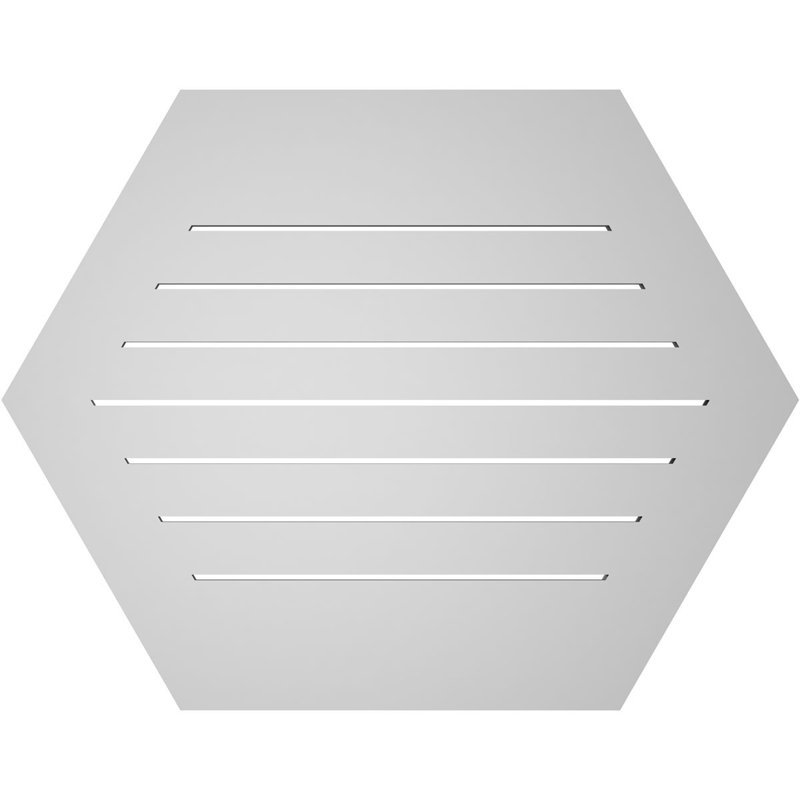 Évent horizontal fonctionnel à pignon en uréthane à surface horizontale Signature, H 28 po x l 36 po x P 1 po