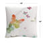 Sheila Golden Butterfly Expression Decorative Throw Pillow