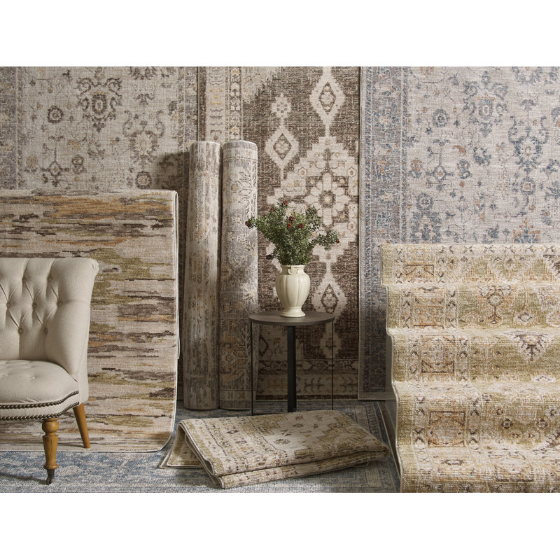 Mira Verona Machine Woven Performance Area Rug - Taupe - 3' x 5', 3' x 5'