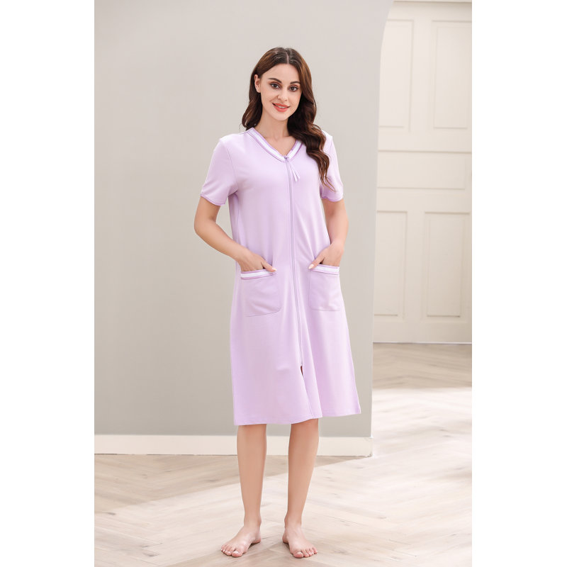 Peignoir Atonvale, L, Mauve