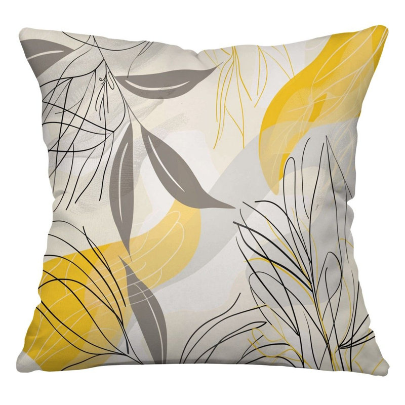 Coussin Floral, H 18 po x l 18 po