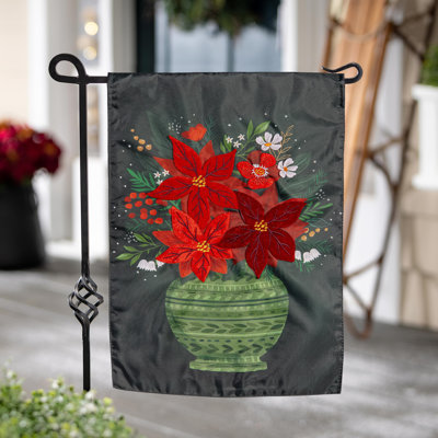 Motif floral de fleurs de poinsettia