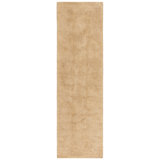 Hand Tufted Recycled Cotton Geometric Area Rug in Light Brown