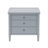 Alzada Modern Nightstand with 3 Drawers & Pine Wood Legs-1409816102