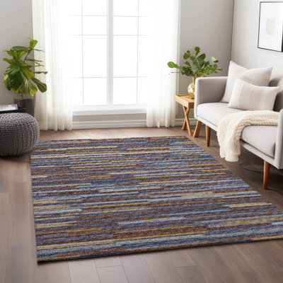 Premium Machine Washable Mayfield AMF114 Abstract Rug