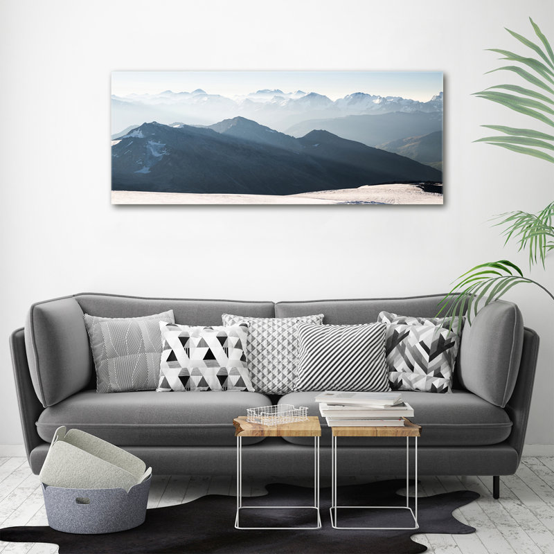 Mountain Peaks - No Frame Print on Canvas