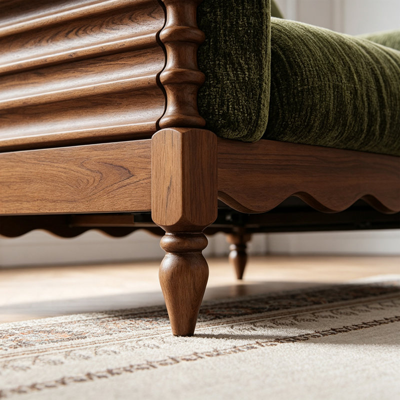 American-style light luxury fabric sofa.