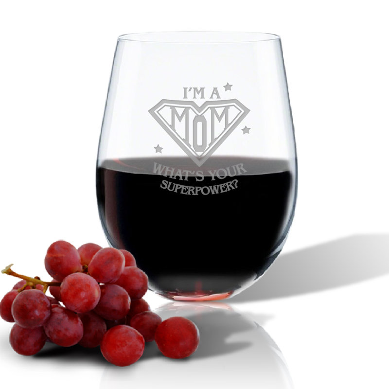 15oz. Wine Glass, Keep Calm