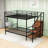 Metal Bunk Bed With Staircase And Wardrobe-2092983494-2092983495