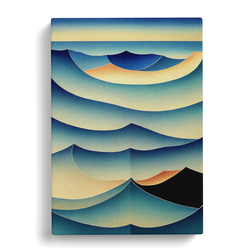 Ocean Seascape Abstract Vol.2 - Wrapped Canvas, 76cm H x 50cm W x 3cm D